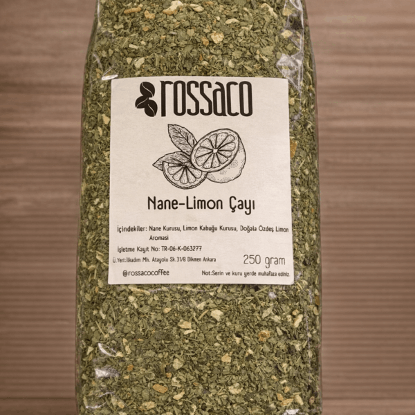 rossaco nane limon çayı 250 g paket