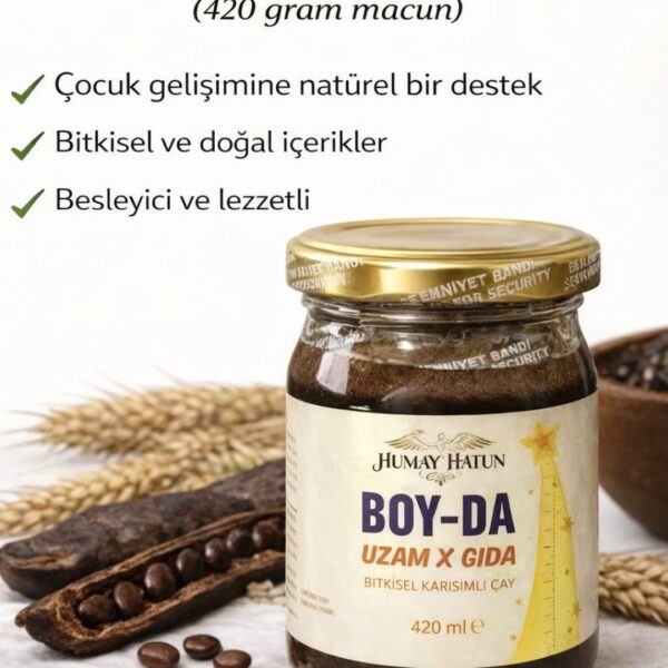 Boy-Da Uzam X Gıda – Bitkisel Karışımlı Macun 420 ml
