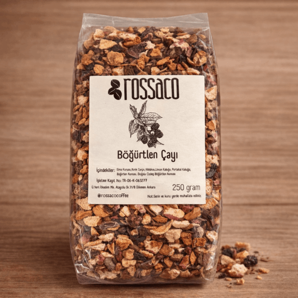 rossaco böğürtlen çayı 250 g paket
