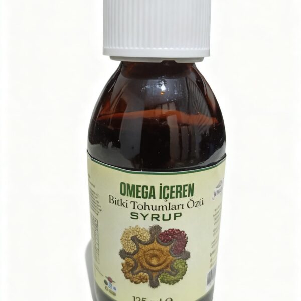 Omega 3 İçeren Bitki Tohumları Özü Syrup 125 ml